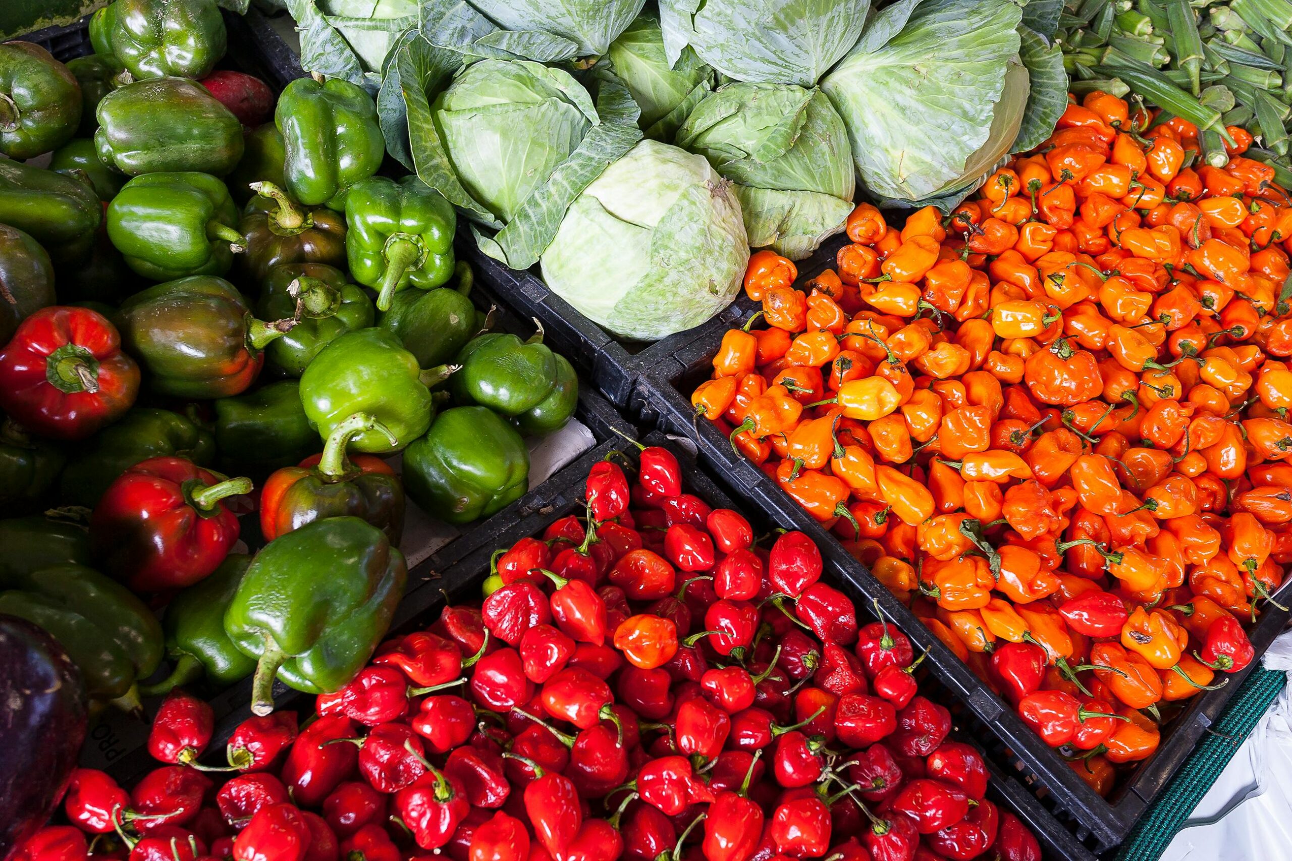 Photo by Mark Stebnicki: https://www.pexels.com/photo/assorted-vegetable-store-displays-2252584/